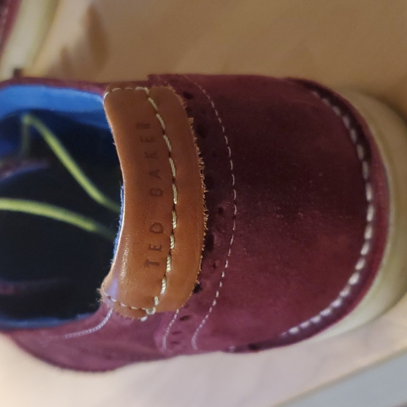 Ted Baker Suede Wingtip Brogues - Picture 3 of 4